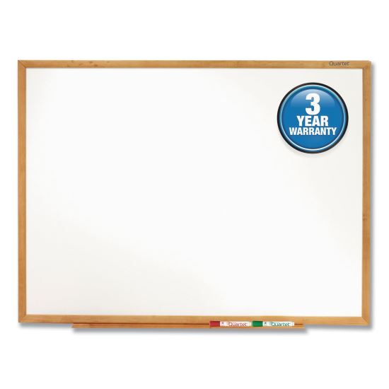 Classic Series Total Erase Dry Erase Board, 72 x 48, Oak Finish Frame1
