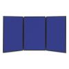 Show-It! Display System, 72 x 36, Blue/Gray Surface, Black Frame1