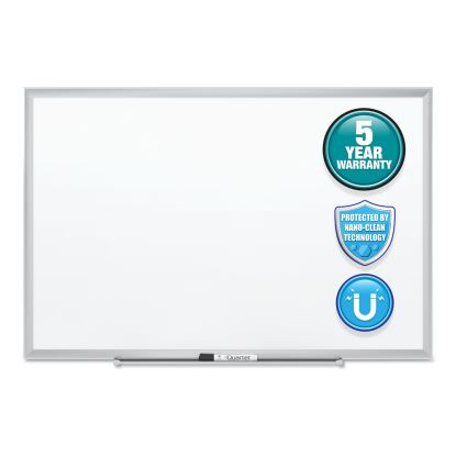 Classic Series Nano-Clean Dry Erase Board, 24 x 18, Silver Frame1