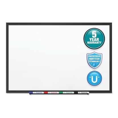 Classic Series Nano-Clean Dry Erase Board, 24 x 18, Black Aluminum Frame1