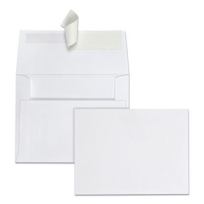 Greeting Card/Invitation Envelope, A-2, Square Flap, Redi-Strip Adhesive Closure, 4.38 x 5.75, White, 100/Box1