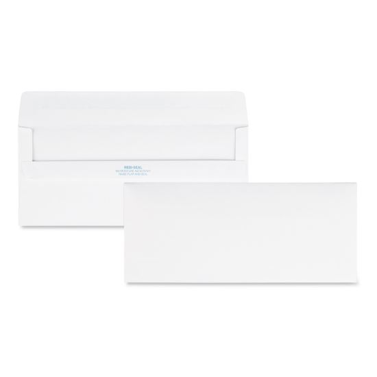 Redi-Seal Envelope, #10, Commercial Flap, Redi-Seal Adhesive Closure, 4.13 x 9.5, White, 500/Box1