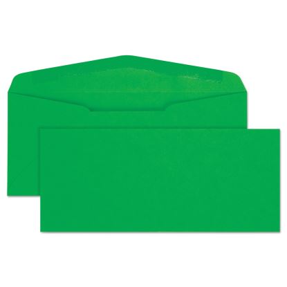 Colored Envelope, #10, Commercial Flap, Gummed Closure, 4.13 x 9.5, Green, 25/Pack1