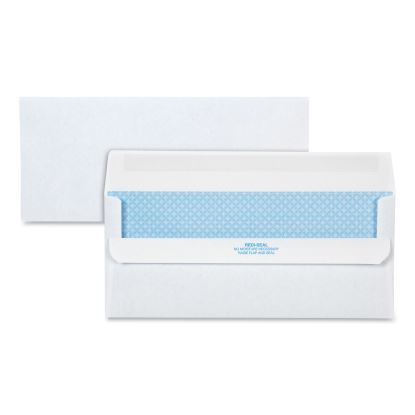 Redi-Seal Security-Tint Envelope, #10, Commercial Flap, Redi-Seal Adhesive Closure, 4.13 x 9.5, White, 500/Box1