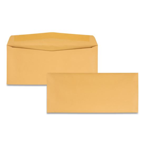 Kraft Envelope, #11, Commercial Flap, Gummed Closure, 4.5 x 10.38, Brown Kraft, 500/Box1