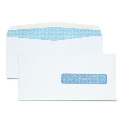 Security Tinted Insurance Claim Form Envelope, Address Window, Commercial Flap, Gummed Closure, 4.5 x 9.5, White, 500/Box1