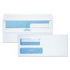 Double Window Redi-Seal Security-Tinted Envelope, #9, Commercial Flap, Redi-Seal Adhesive Closure, 3.88 x 8.88, White, 250/CT1