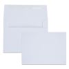 Greeting Card/Invitation Envelope, A-6, Square Flap, Gummed Closure, 4.75 x 6.5, White, 100/Box1