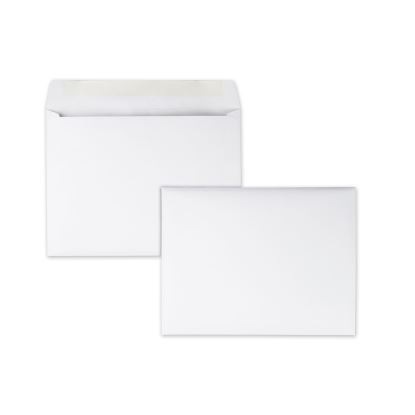 Open-Side Booklet Envelope, #10 1/2, Hub Flap, Gummed Closure, 9 x 12, White, 100/Box1