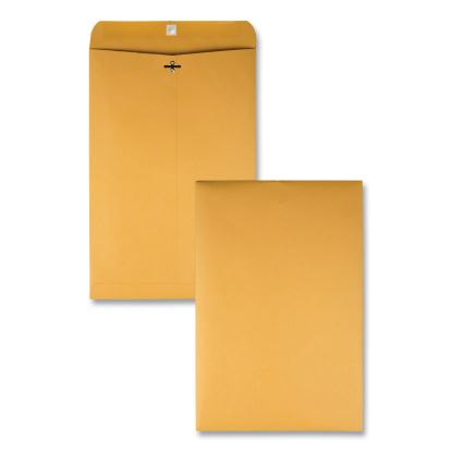Clasp Envelope, 32 lb Bond Weight Kraft, #15, Square Flap, Clasp/Gummed Closure, 10 x 15, Brown Kraft, 100/Box1