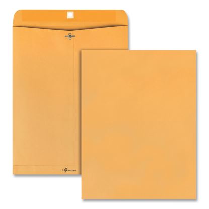 Clasp Envelope, 32 lb Bond Weight Kraft, #15 1/2, Square Flap, Clasp/Gummed Closure, 12 x 15.5, Brown Kraft, 100/Box1