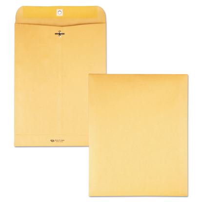 Clasp Envelope, #93, Square Flap, Clasp/Gummed Closure, 9.5 x 12.5, Brown Kraft, 100/Box1