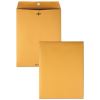 Clasp Envelope, #97, Square Flap, Clasp/Gummed Closure, 10 x 13, Brown Kraft, 100/Box2