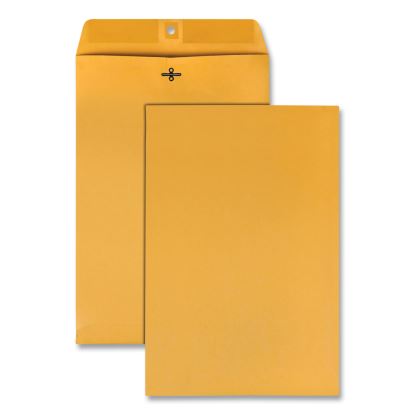 Clasp Envelope, 28 lb Bond Weight Kraft, #98, Square Flap, Clasp/Gummed Closure, 10 x 15, Brown Kraft, 100/Box1