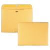 Redi-File Clasp Envelope, #90, Cheese Blade Flap, Clasp/Gummed Closure, 9 x 12, Brown Kraft, 100/Box1