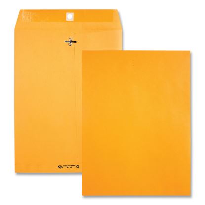 Clasp Envelope, 28 lb Bond Weight Kraft, #97, Square Flap, Clasp/Gummed Closure, 10 x 13, Brown Kraft, 100/Box1