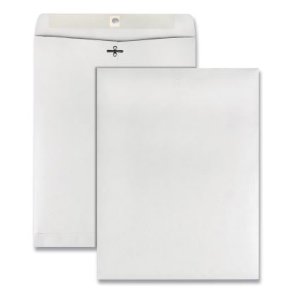 Clasp Envelope, 28 lb Bond Weight Paper, #97, Square Flap, Clasp/Gummed Closure, 10 x 13, White, 100/Box1
