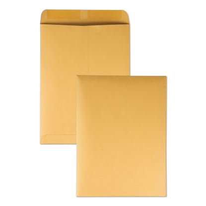 Catalog Envelope, 28 lb Bond Weight Kraft, #12 1/2, Square Flap, Gummed Closure, 9.5 x 12.5, Brown Kraft, 250/Box1