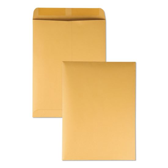 Catalog Envelope, 28 lb Bond Weight Kraft, #12 1/2, Square Flap, Gummed Closure, 9.5 x 12.5, Brown Kraft, 250/Box1