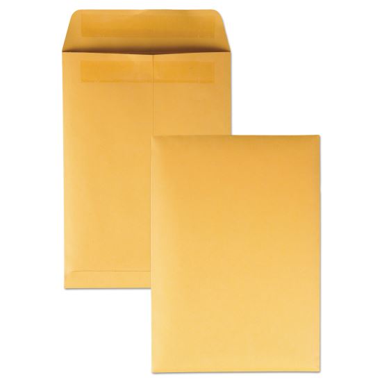 Redi-Seal Catalog Envelope, #6, Cheese Blade Flap, Redi-Seal Adhesive Closure, 7.5 x 10.5, Brown Kraft, 250/Box1