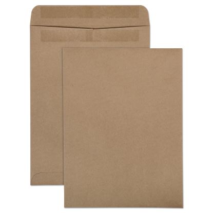 Recycled Brown Kraft Redi-Seal Envelope, #10 1/2, Cheese Blade Flap, Redi-Seal Adhesive Closure, 9 x 12, Brown Kraft, 100/Box1