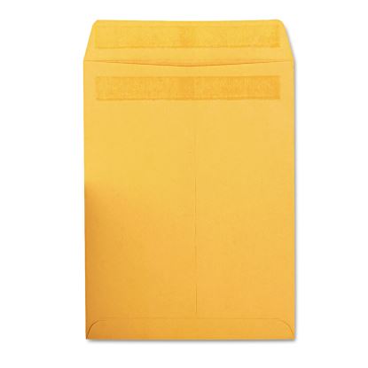 Redi-Seal Catalog Envelope, #10 1/2, Cheese Blade Flap, Redi-Seal Adhesive Closure, 9 x 12, Brown Kraft, 100/Box1