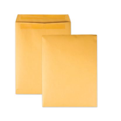 Redi-Seal Catalog Envelope, #12 1/2, Cheese Blade Flap, Redi-Seal Adhesive Closure, 9.5 x 12.5, Brown Kraft, 100/Box1