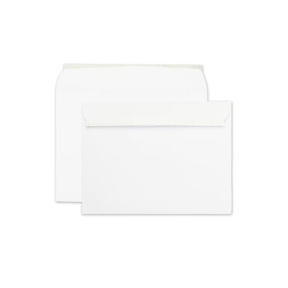 Open-Side Booklet Envelope, #10 1/2, Cheese Blade Flap, Redi-Strip Adhesive Closure, 9 x 12, White, 100/Box1