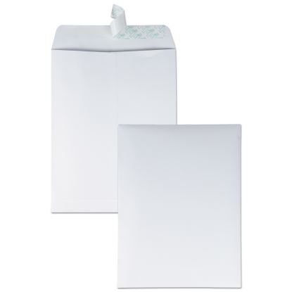 Redi-Strip Catalog Envelope, #12 1/2, Cheese Blade Flap, Redi-Strip Adhesive Closure, 9.5 x 12.5, White, 100/Box1