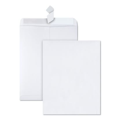 Redi-Strip Catalog Envelope, #13 1/2, Cheese Blade Flap, Redi-Strip Adhesive Closure, 10 x 13, White, 100/Box1