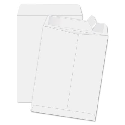 Redi-Strip Catalog Envelope, #14 1/2, Cheese Blade Flap, Redi-Strip Adhesive Closure, 11.5 x 14.5, White, 100/Box1