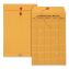 Brown Kraft String/Button Interoffice Envelope, #98, One-Sided Five-Column Format, 31-Entries, 10 x 15, Brown Kraft, 100/CT1