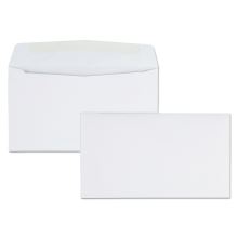 Business Envelope, #6 3/4, Commercial Flap, Gummed Closure, 3.63 x 6.5, White, 500/Box1