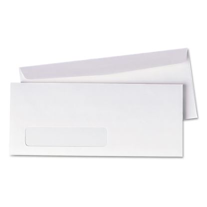 Invoice-Format Address-Window Envelope, #10, Commercial Flap, Gummed Closure, 4.13 x 9.5, White, 500/Box1