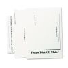 Disk/CD Foam-Lined Mailers for CDs/DVDs, Square Flap, Redi-Strip Adhesive Closure, 8.5 x 6, White, 25/Box2