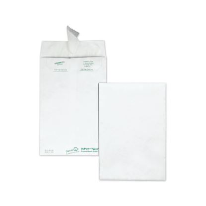 Lightweight 14 lb Tyvek Catalog Mailers, #6 1/2, Square Flap, Redi-Strip Adhesive Closure, 6 x 9, White, 100/Box1