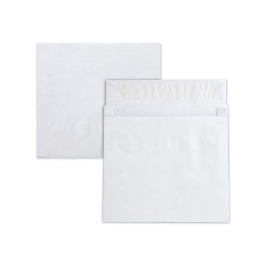 Open End Expansion Mailers, DuPont Tyvek, #13 1/2, Cheese Blade Flap, Redi-Strip Closure, 10 x 13, White, 25/Box1