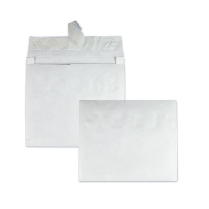Lightweight 14 lb Tyvek Open End Expansion Mailers, #15, Square Flap, Redi-Strip Adhesive Closure, 10 x 15, White, 100/Carton1