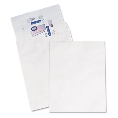 Heavyweight 18 lb Tyvek Catalog Mailers, Square Flap, Redi-Strip Adhesive Closure, 14.25 x 20, White, 25/Box1