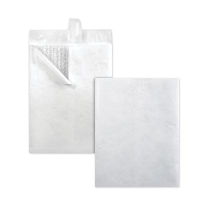 Bubble Mailer of DuPont Tyvek, #13 1/2, Square Flap, Redi-Strip Adhesive Closure, 10 x 13, White, 25/Box1