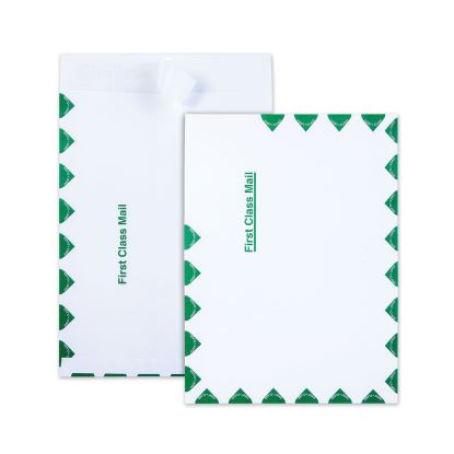 Ship-Lite Envelope, First Class, #10 1/2, Cheese Blade Flap, Redi-Strip Adhesive Closure, 9 x 12, White, 100/Box1