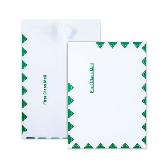 Ship-Lite Envelope, First Class, #10 1/2, Cheese Blade Flap, Redi-Strip Adhesive Closure, 9 x 12, White, 100/Box1