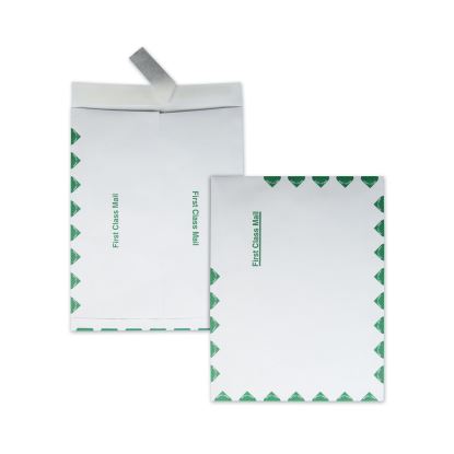 Ship-Lite Envelope, First Class, #13 1/2, Cheese Blade Flap, Redi-Strip Adhesive Closure, 10 x 13, White, 100/Box1