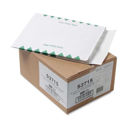 Ship-Lite Expansion Mailer, First Class, #13 1/2, Cheese Blade Flap, Redi-Strip Adhesive Closure, 10 x 13, White, 100/Box1