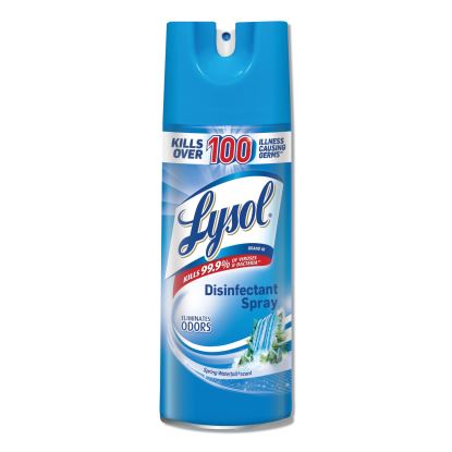 Disinfectant Spray, Spring Waterfall, Liquid, 12.5 oz Aerosol Spray, 12/Carton1