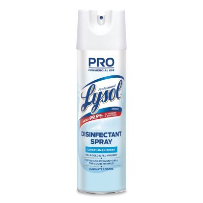 Disinfectant Spray, Crisp Linen, 19 oz Aerosol Spray, 12/Carton1