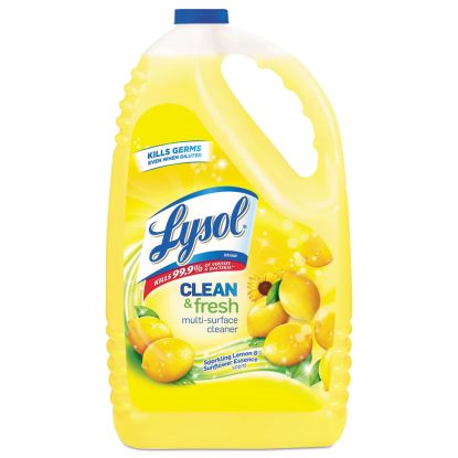 Clean and Fresh Multi-Surface Cleaner, Sparkling Lemon and Sunflower Essence, 144 oz Bottle, 4/Carton1