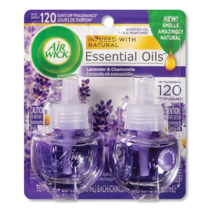 Scented Oil Refill, Lavender and Chamomile, 0.67 oz, 2/Pack1