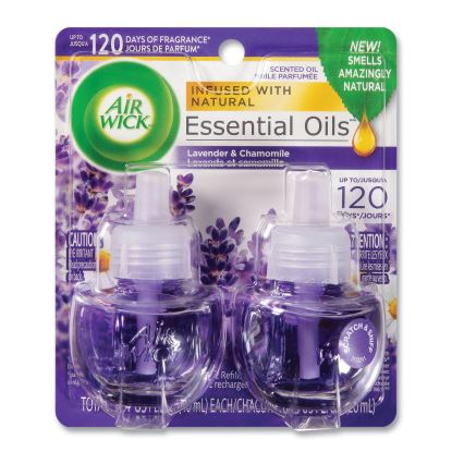 Scented Oil Refill, Lavender and Chamomile, 0.67 oz, 2/Pack1