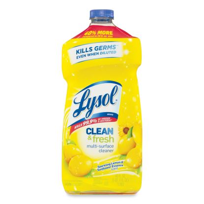 Clean and Fresh Multi-Surface Cleaner, Sparkling Lemon and Sunflower Essence, 40 oz Bottle, 9/Carton1